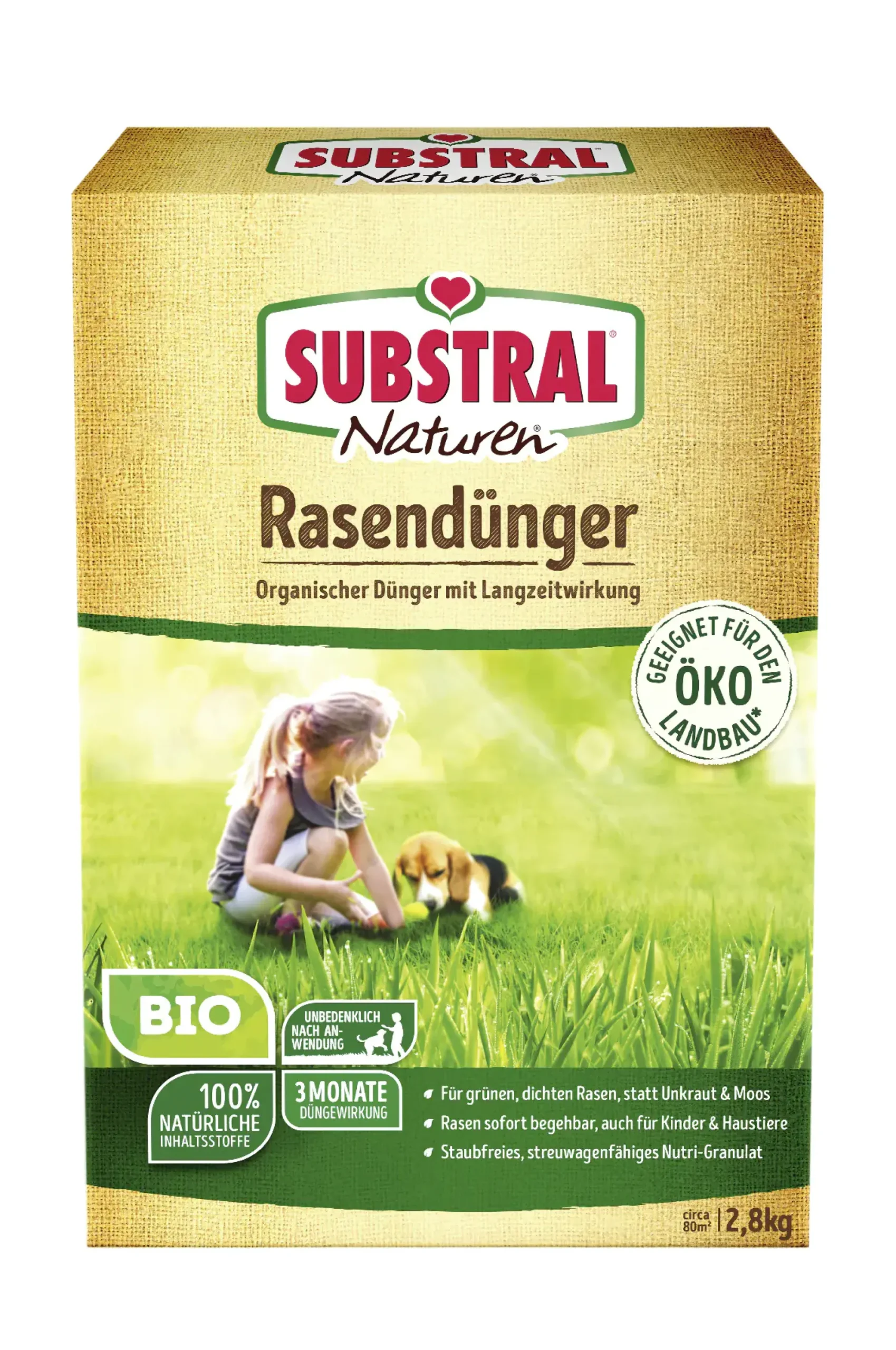 Substral Naturen Rasendünger 2,8 kg