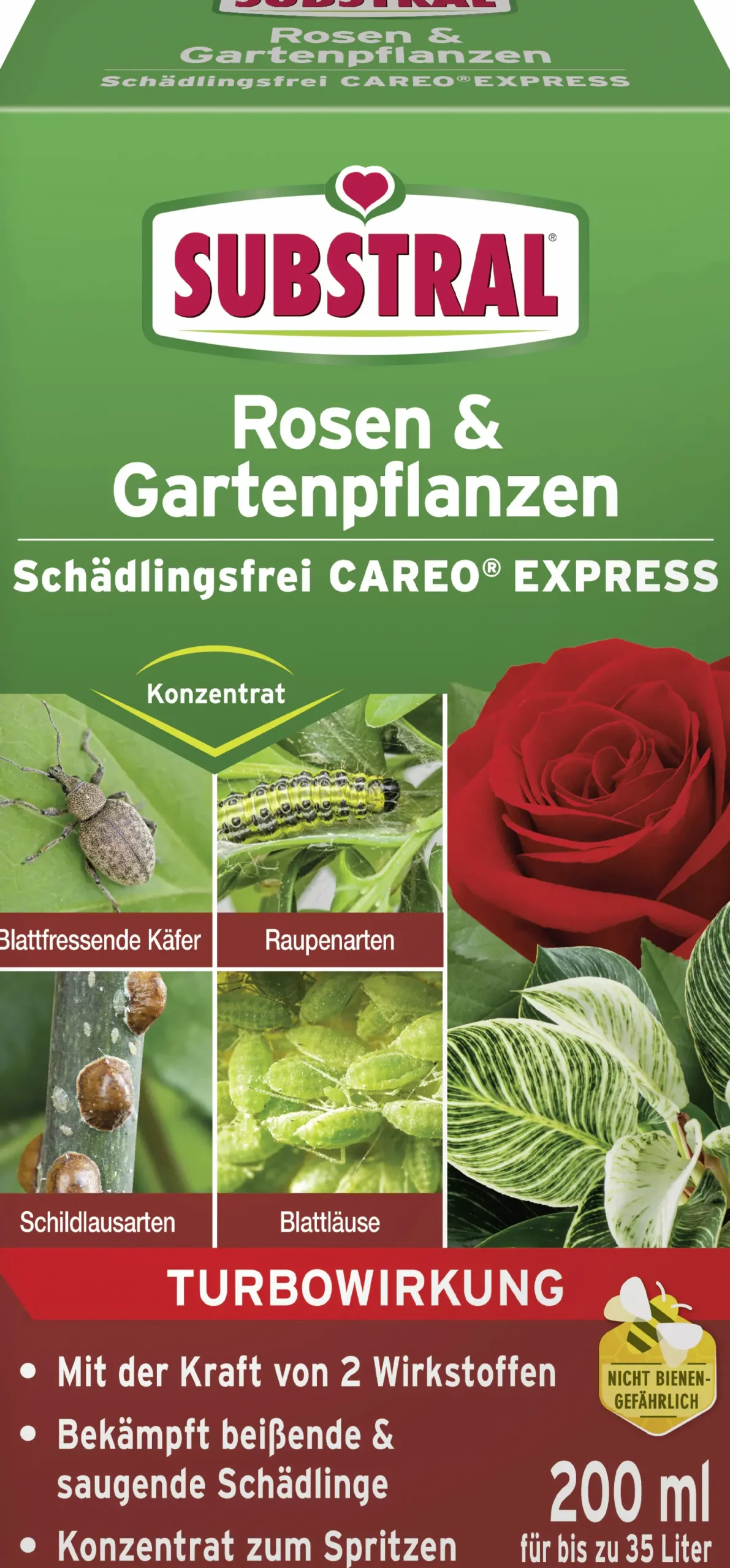 Substral Rosen & Gartenpflanzen Schädlingsfrei Careo Express 200 ml