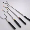Su-Deco Grillspiess Gabel teleskopierbar 25 - 86 cm silber