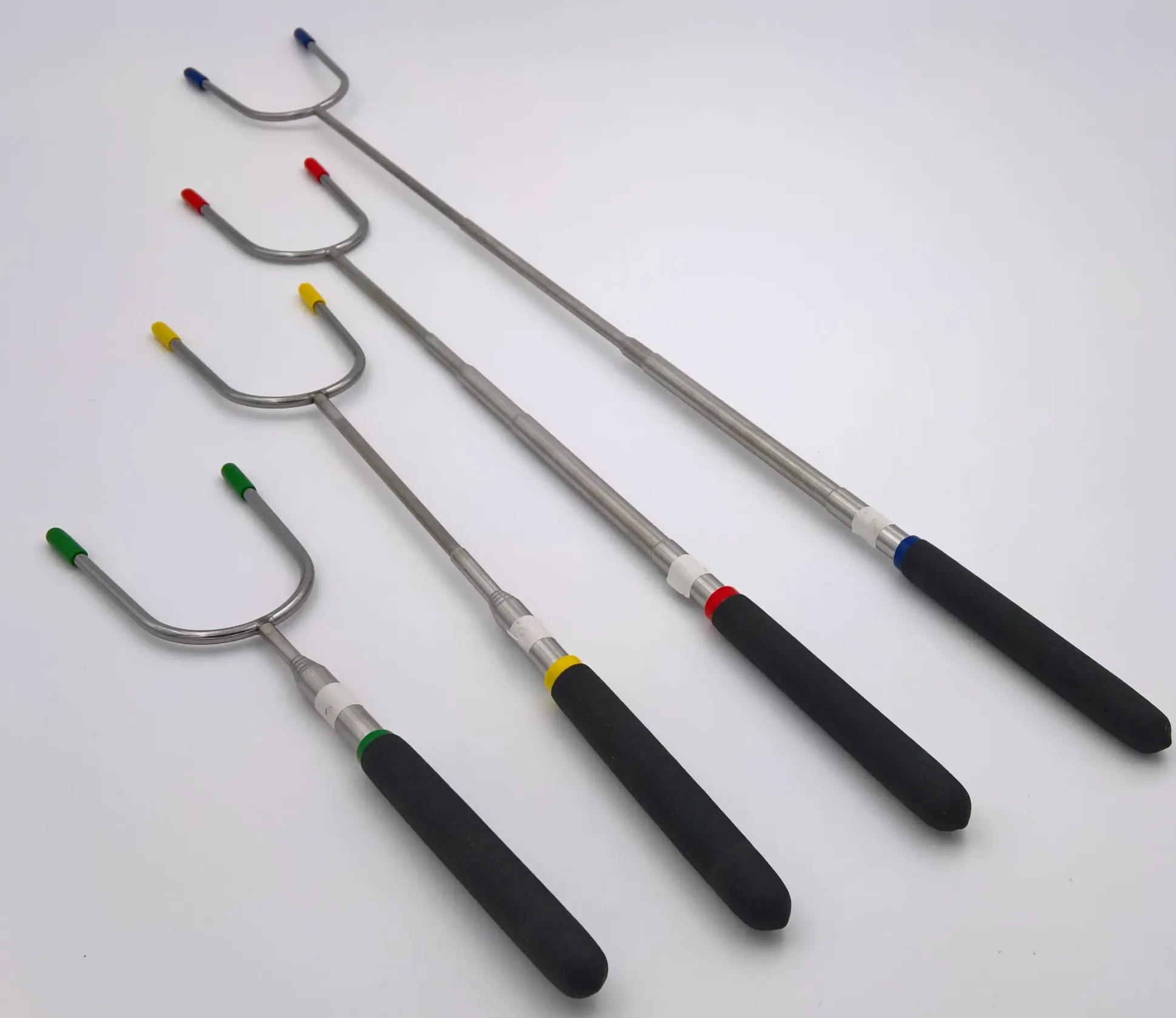 Su-Deco Grillspiess Gabel teleskopierbar 25 - 86 cm silber