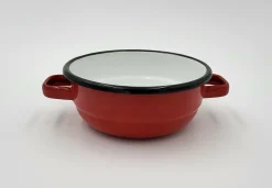 Su-Deco Suppenschale 14 cm Ø rot weiss