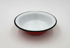 Su-Deco Teller 21 cm Ø rot weiss tief