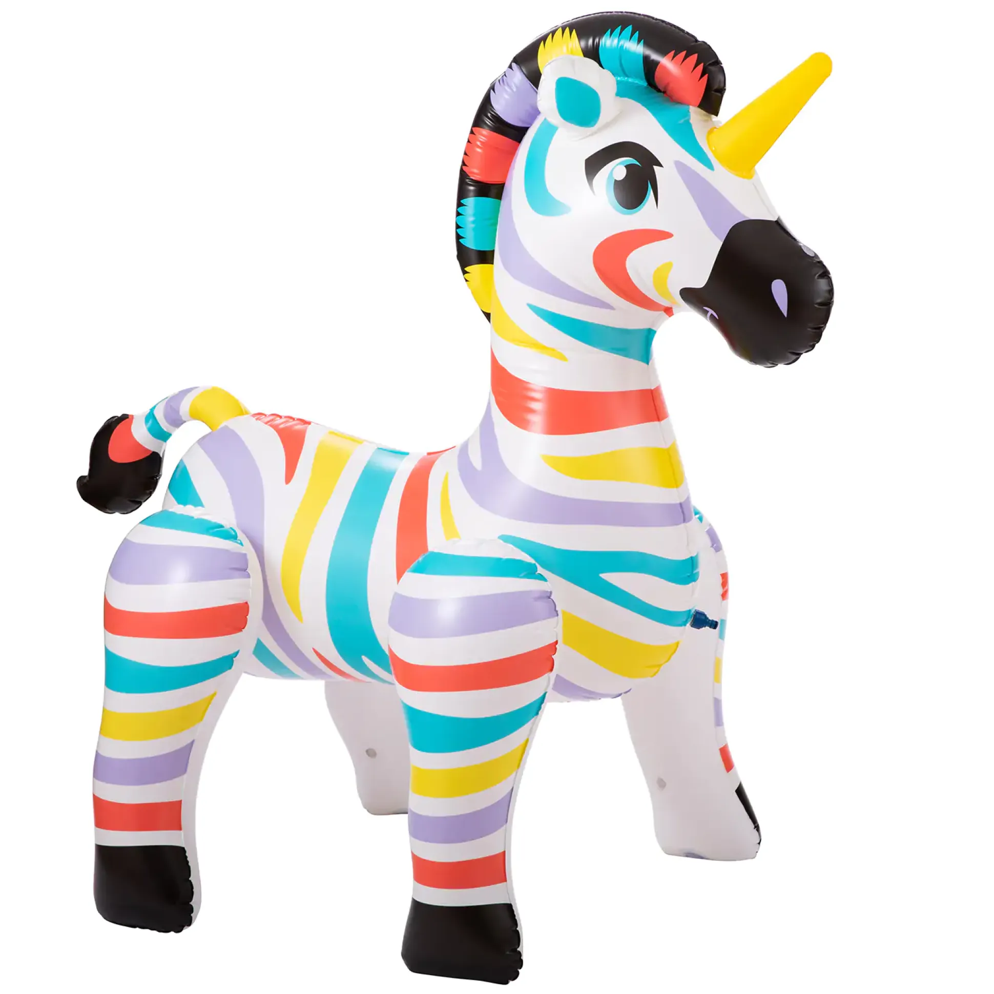 Summer Waves Aufblasbares Zebra-Einhorn Sprinkler 1.57 m x 94 cm x 1.57 m