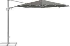 Suncomfort Sonnenschirm Familyflex steingrau Ø 300 cm