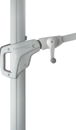 Suncomfort Sonnenschirm Familyflex steingrau Ø 300 cm