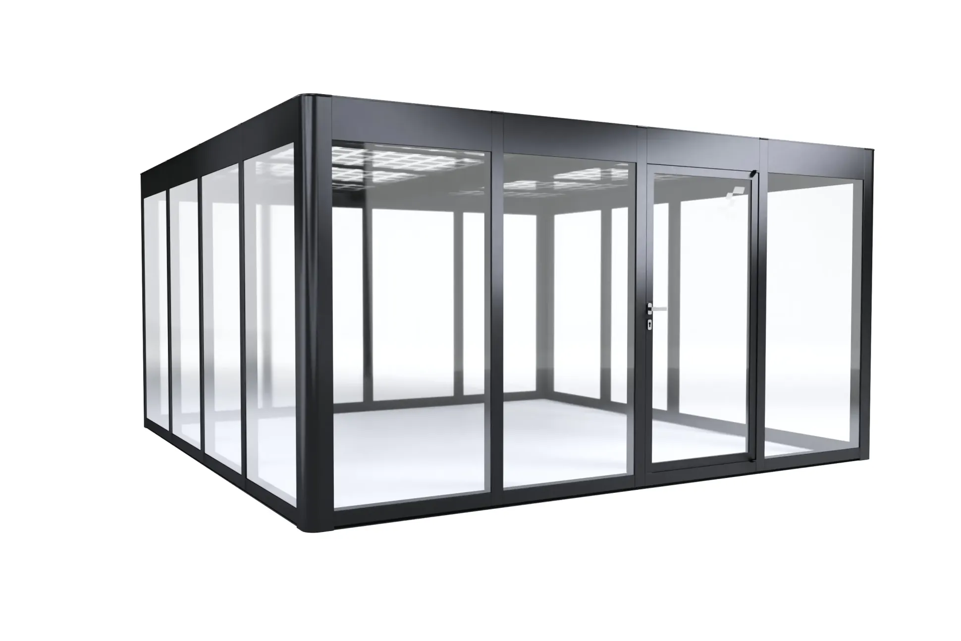 SunElements SunGarden Gartenhaus Energy 4.4 443 x 443 cm anthrazit-metallic