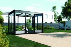 SunElements SunGarden Gartenhaus Infinity 3.2 338 x 233 cm anthrazit-metallic