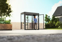 SunElements SunGarden Gartenhaus Infinity 2.1 233 x 128 cm anthrazit-metallic