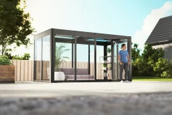 SunElements SunGarden Gartenhaus Infinity 4.2 443 x 233 cm anthrazit-metallic