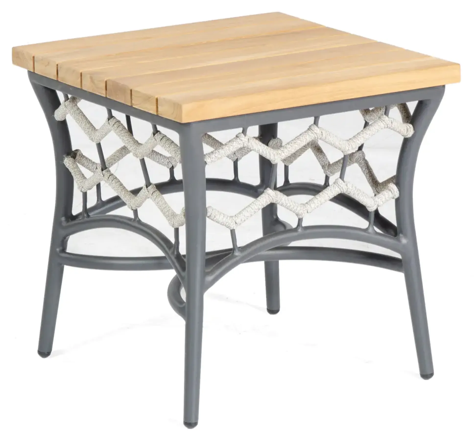 Sunny Smart Liege + Beistelltisch Yale silbergrau