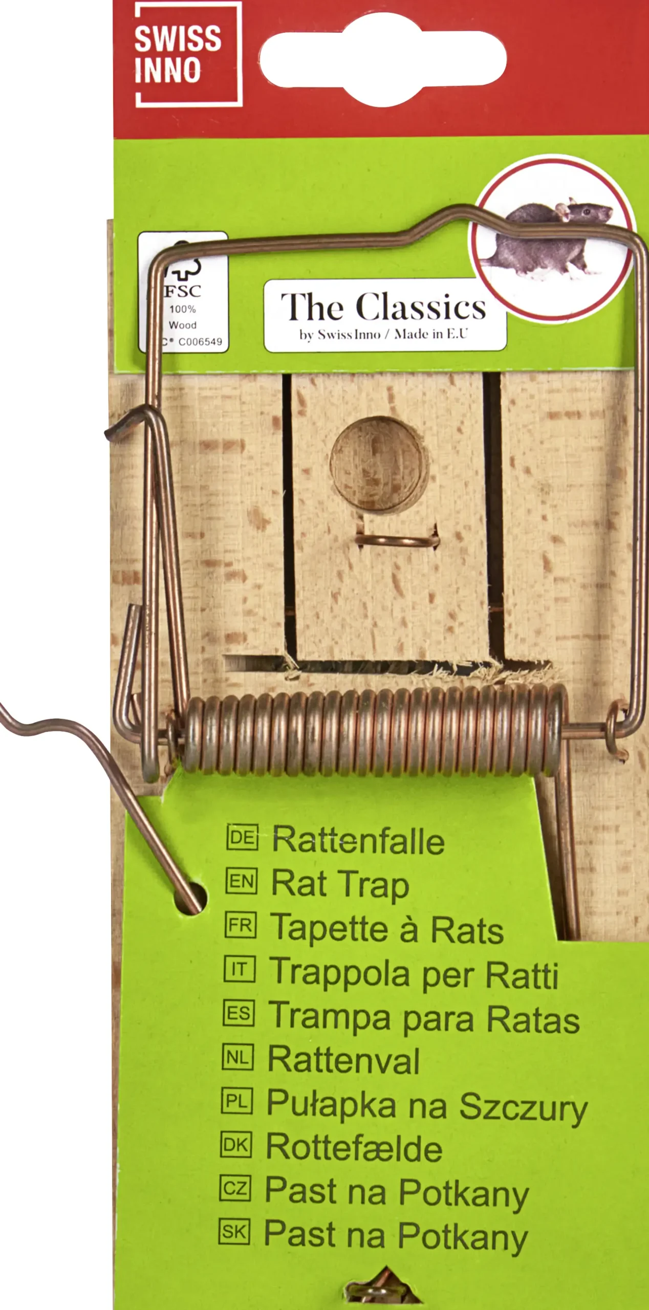 Swissinno Classic Holz-Rattenfalle