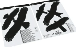 Swissinno Vogel Aufkleber für Fensterscheiben & Glasflächen 5 Stück