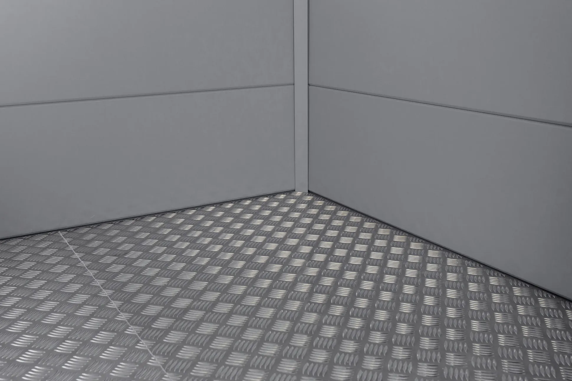 Telluria Fußboden 2724 für Gerätehaus aluminium