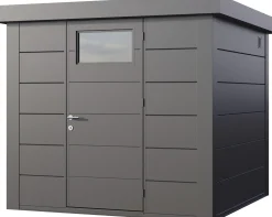 Telluria Gerätehaus Classico 2424 granitgrau 238 x 238 cm