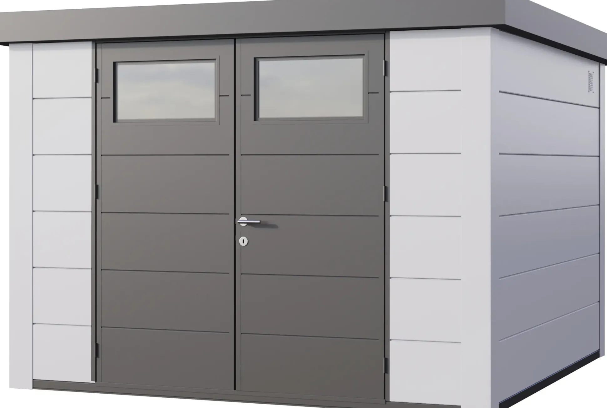 Telluria Gerätehaus Classico 3030 EW weiß 298 x 298 cm