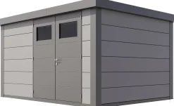 Telluria Gerätehaus Classico 3930 lichtgrau 388 x 298 cm