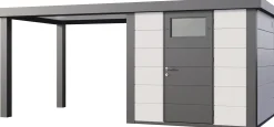 Telluria Gerätehaus Classico Open Lounge L 2424 links weiß 522 x 238 cm