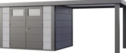 Telluria Gerätehaus Classico Open Lounge L 3024 rechts lichtgrau 582 x 238 cm