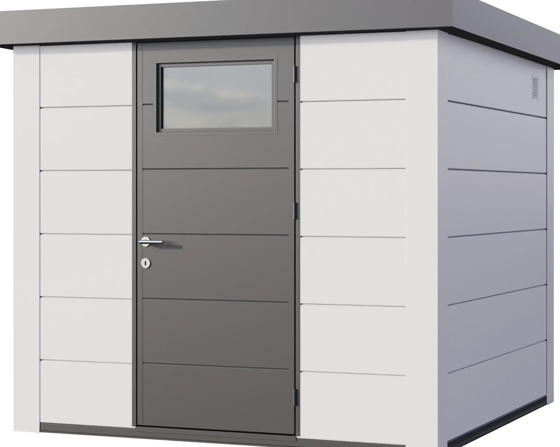 Telluria Gerätehaus Classico 2424 EW weiß 238 x 238 cm