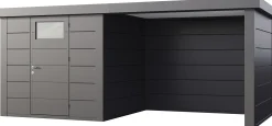 Telluria Gerätehaus Classico Lounge S 2424 rechts granitgrau 522 x 238 cm