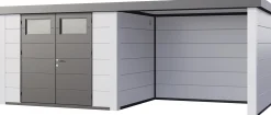 Telluria Gerätehaus Classico Lounge S 3024 rechts EW weiß 582 x 238 cm