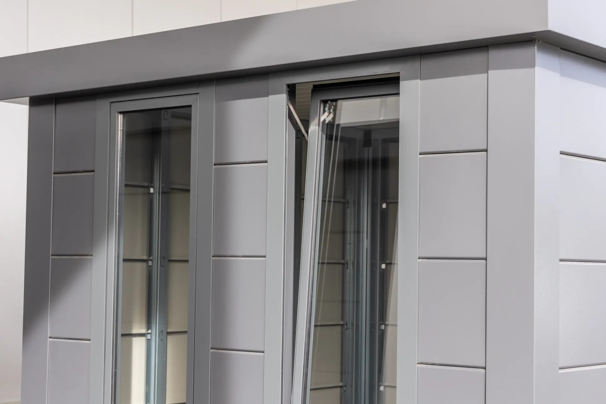 Telluria Gerätehaus Luminato 2424 EW weiß 238 x 238 cm
