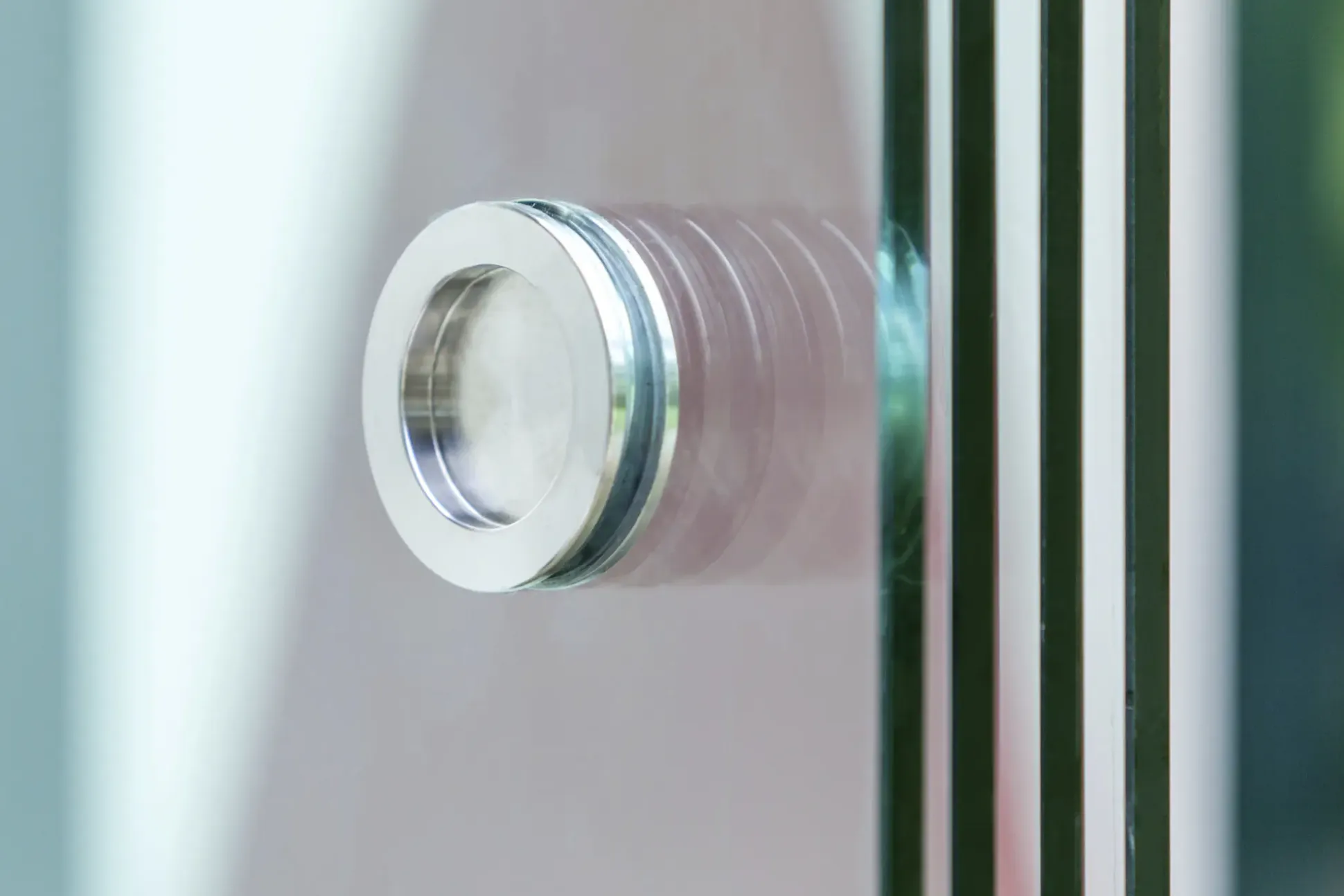 Telluria Glasschiebewand für Lounge XL schwarz