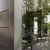 Telluria Glasschiebewand SIN4836 für Pavillon granitgrau