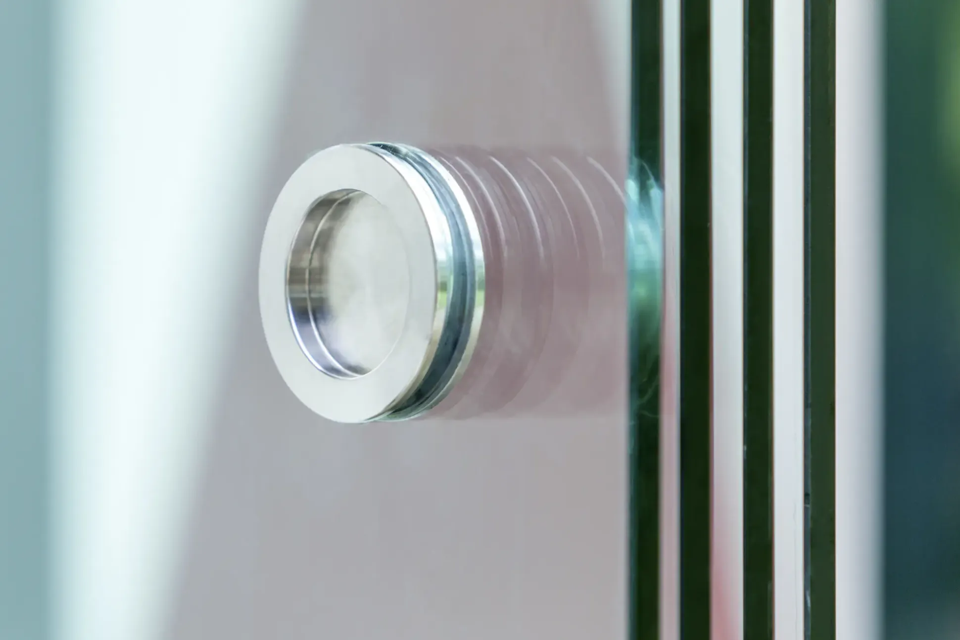 Telluria Glasschiebewand SIN4836 für Pavillon granitgrau