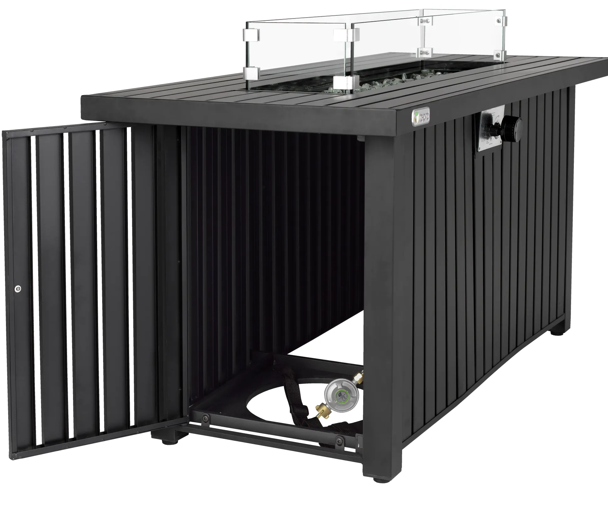 Tepro Gasfeuerstelle Topeka XL anthrazit
