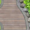 Terrassendiele Bangkirai 305 x 14,5 x 2,5 cm grob/fein unbehandelt