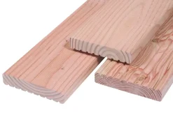 Terrassendiele Douglasie 400 x 14,5 x 2,8 cm grob/fein unbehandelt