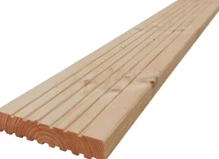 Terrassendiele Douglasie 250 x 14,5 x 2,8 cm Stegprofil/grob unbehandelt