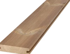 Terrassendiele Kiefer 300 x 11,7 x 2,6 cm glatt/glatt thermisch modifiziert