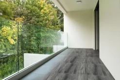 Terrassenplatte Feinsteinzeug Strobus 60 x 60 x 2 cm grau