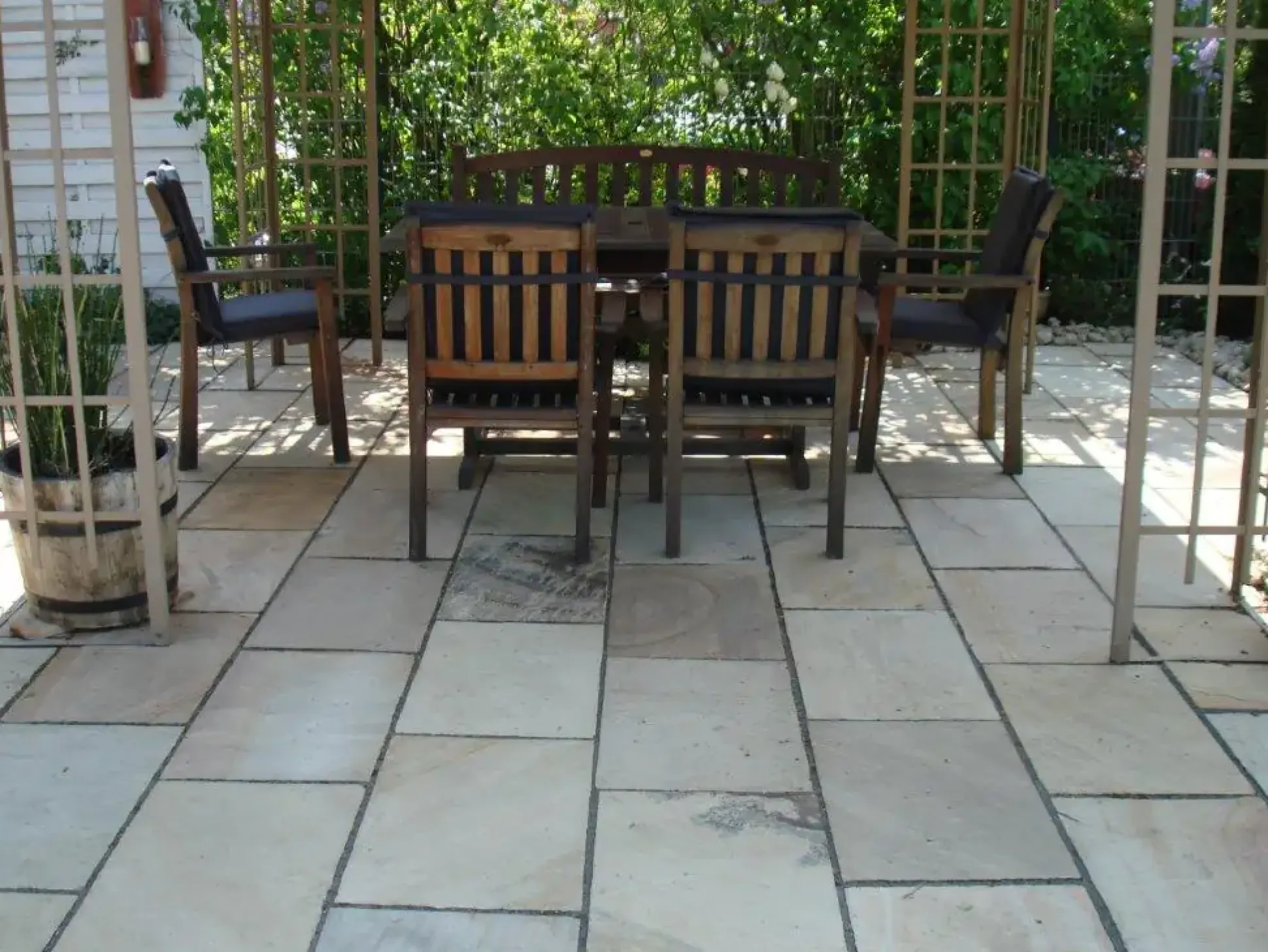 Terrassenplatte Sandstein 60 x 30 x 2,5 cm mint