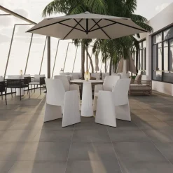 Terrassenplatte Tribeca Taupe 60 x 60 x 2 cm grau