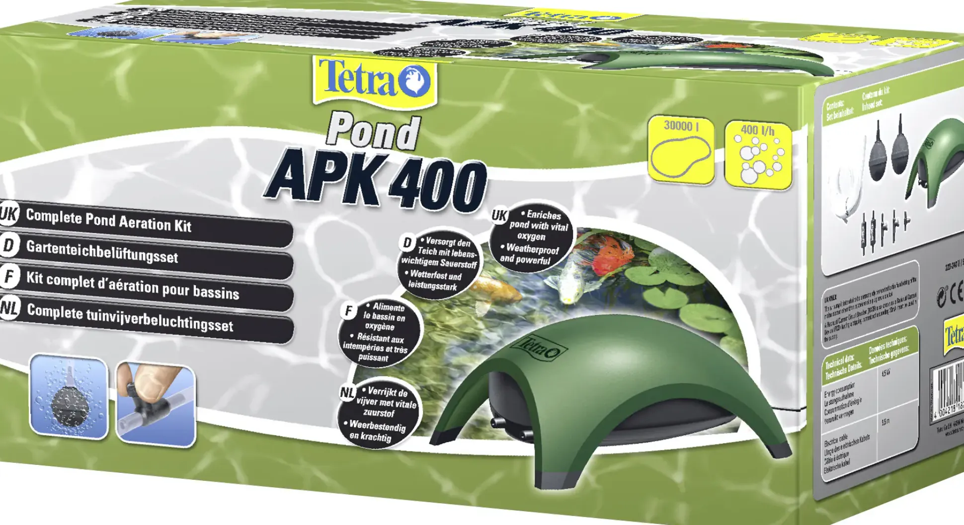 Tetra Pond Teichpflege Luftpumpe APK 400 Air Set
