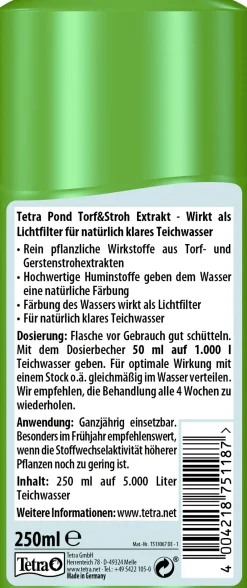 Tetra Pond Torf&Stroh Extrakt 250 ml