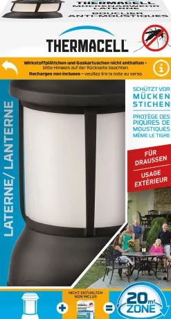 Thermacell Mückenabwehr Laterne schwarz ohne Wirkstoff