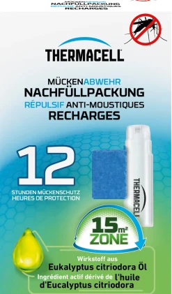 Thermacell Mückenabwehr Nachfüllpackung 12 Stunden 1 Stück mit natürlichem Wirkstoff