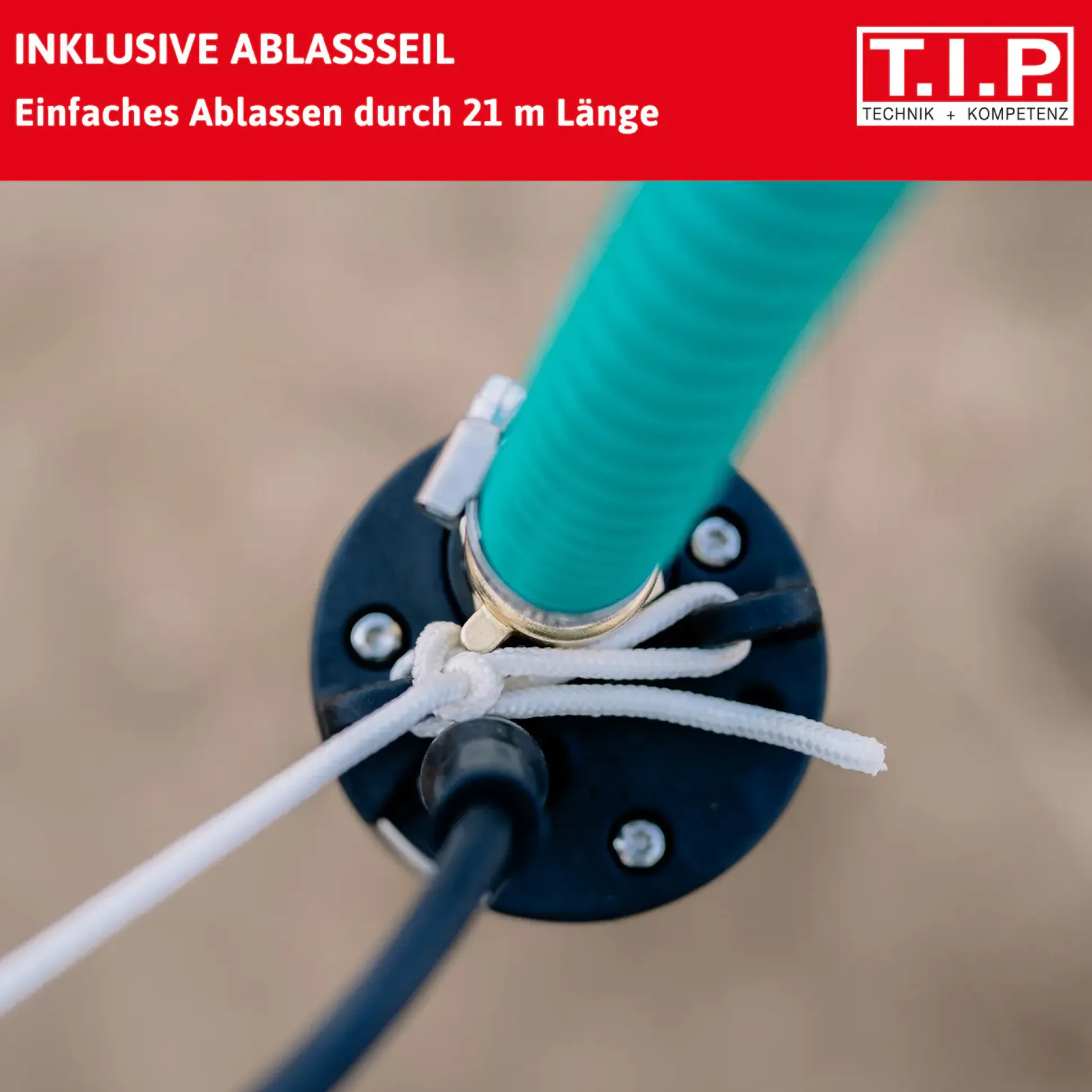 T.I.P. Tiefbrunnenpumpe BigWell 90/53 AUT, 900 Watt, 5.400 l/h, Edelstahl