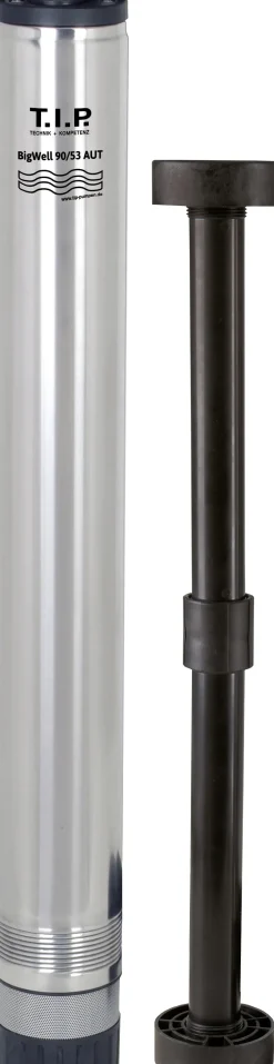 T.I.P. Tiefbrunnenpumpe BigWell 90/53 AUT, 900 Watt, 5.400 l/h, Edelstahl
