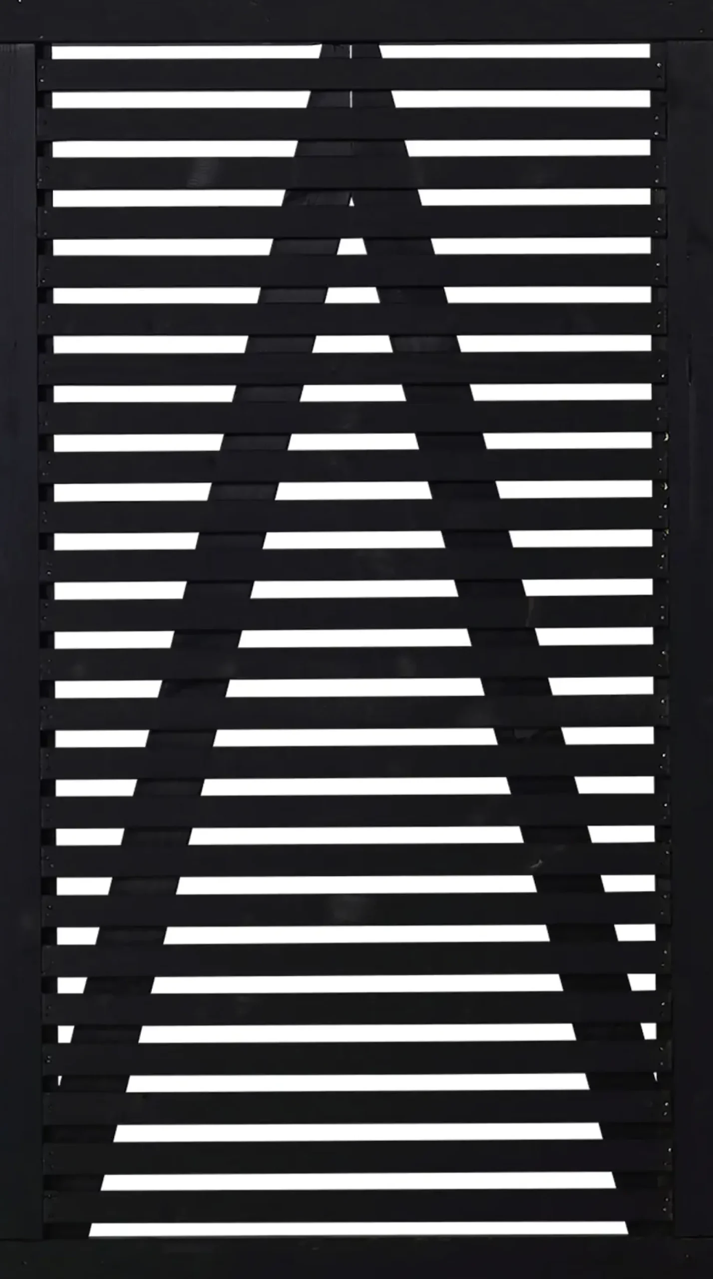 Tokyo Einzeltor - schwarz - 100 x 180cm - schwarz
