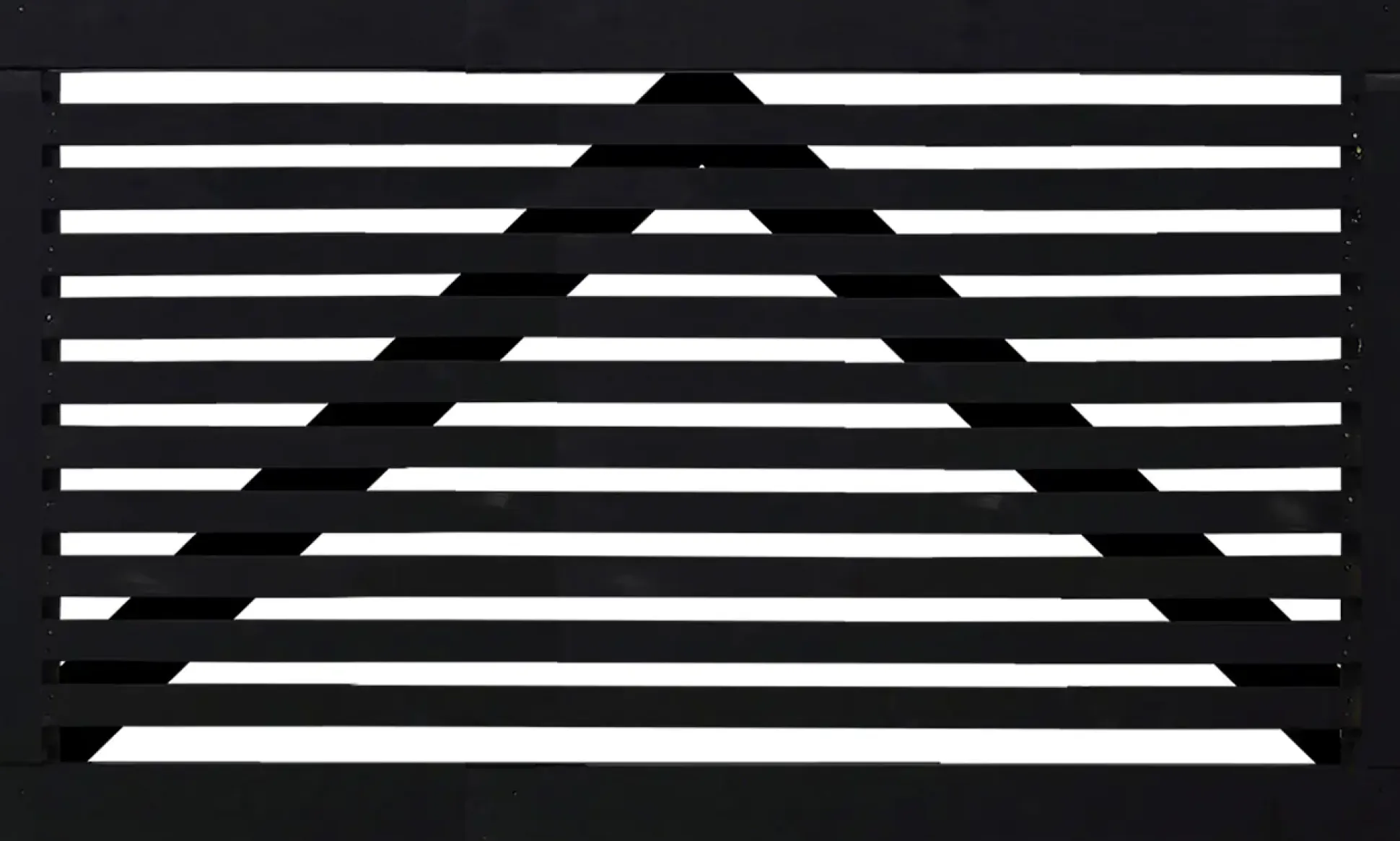 Tokyo Einzeltor Breit - 150 x 90 cm - schwarz