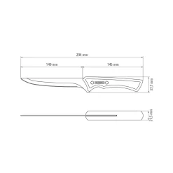 Tramontina Churrasco Ausbeinmesser 30 cm schwarz
