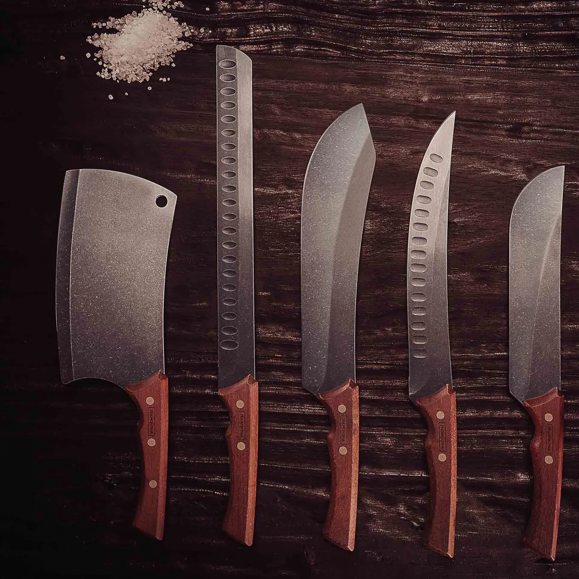 Tramontina Churrasco Schinkenmesser 44 cm schwarz