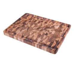 Tramontina CHURRASCO Stirnholz Schneidebrett, 45 x 34 x 3 cm