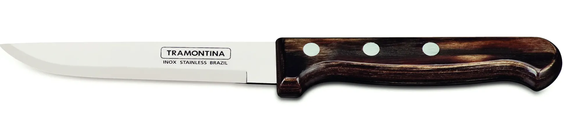 Tramontina Gaucho Steakmesser 24 cm Edelstahl mit Holzgriff