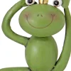 TrendLine Dekofigur Frosch Metall 27 x 21 cm grün